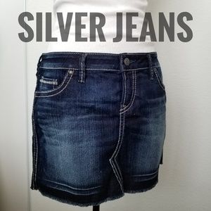 Silver Jeans Juniors Fancy Denim Skirt